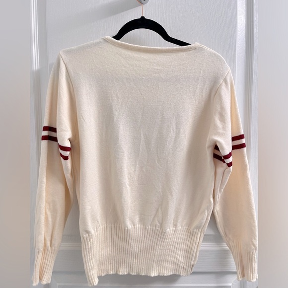 Taylor Swift Knit Sweater Red Varsity Letterman Size S - Picture 4 of 8